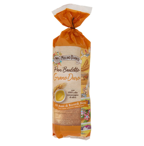 Mulino Bianco Pan Bauletto al Grano Duro pain de semoule de blé dur 4x400gr + Italian Gourmet polpa 400gr