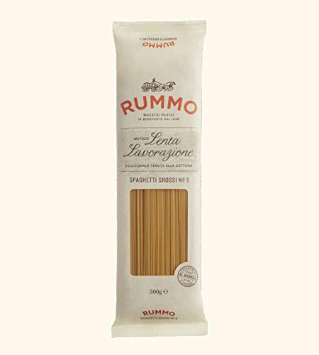 Rummo - Spaghetti Èpais N.5 Bronze Dessiné - 24 Paquets De 500 G