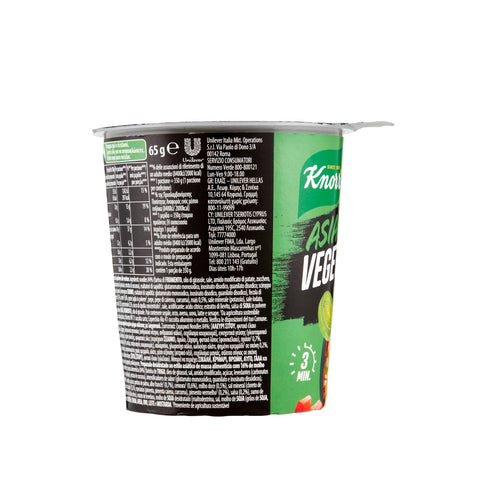 Knorr Asia Noodles VERDURE Vegetable 65 g 8x 63 g + Italian Gourmet polpa 400gr