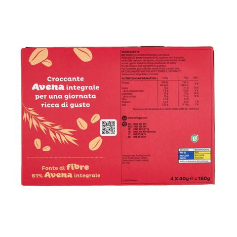 10x Kellogg's Oaties barretta miele e avena Barres miel-avoine, (4x40g) 160gr
