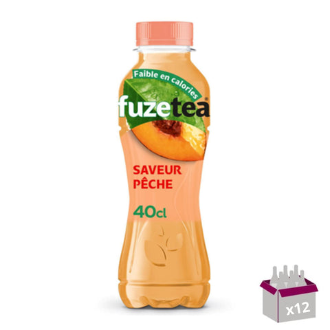 Fuzetea - Thé Glacé Pêche Intense - 12 X 40 Cl
