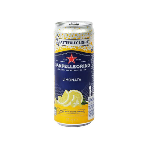 San Pellegrino Lemon Sparkling Can Pk24