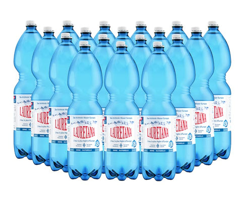 Lauretana - Élégant Dans La Bouteille En Pet De 1,5 L, 6 Pièces (Avec Consigne) (18 Pièces)