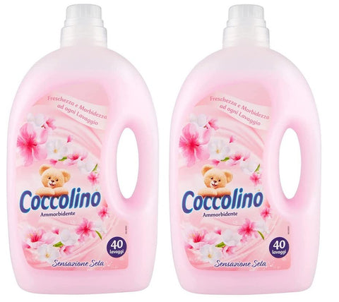Coccolino Ammorbidente Diluito Sensazione Seta Lot De 2 Adoucissants Dilués 40 Lavages 3lt