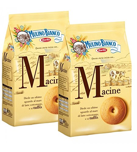 Mulino Bianco - Biscuits Macine 350 Gr X 2 Sachets - Produit Artisanal Italien