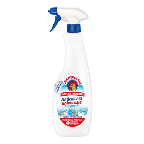 Chanteclair - Anti-Calcaire Universel Anti-Goutte - Idéal Contre Le Calcaire Sur Acier, Robinets Et Céramique, Action Antirouille, Résistance Et Hygiène - 625 Ml