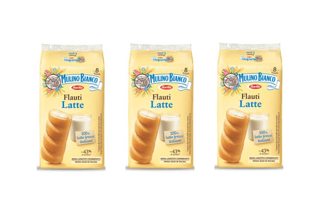 Flauti Latte *100% Lait Italien – Mulino Bianco – Paquet De 280 G (1)