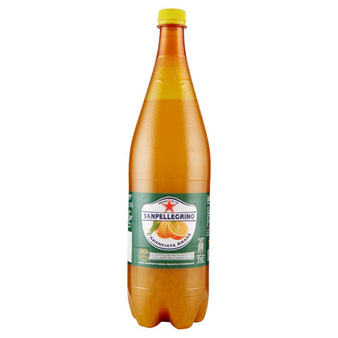 San Pellegrino Aranciata Amara Lot De 6 Boissons Gazeuses Orange Amer 1,25 L