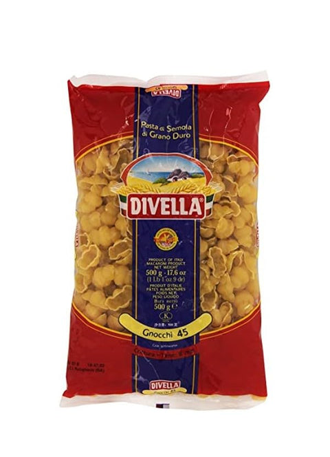 Divella Pâtes De Semoule De Blé Dur Gnocchi 45 Gr 500 X 24