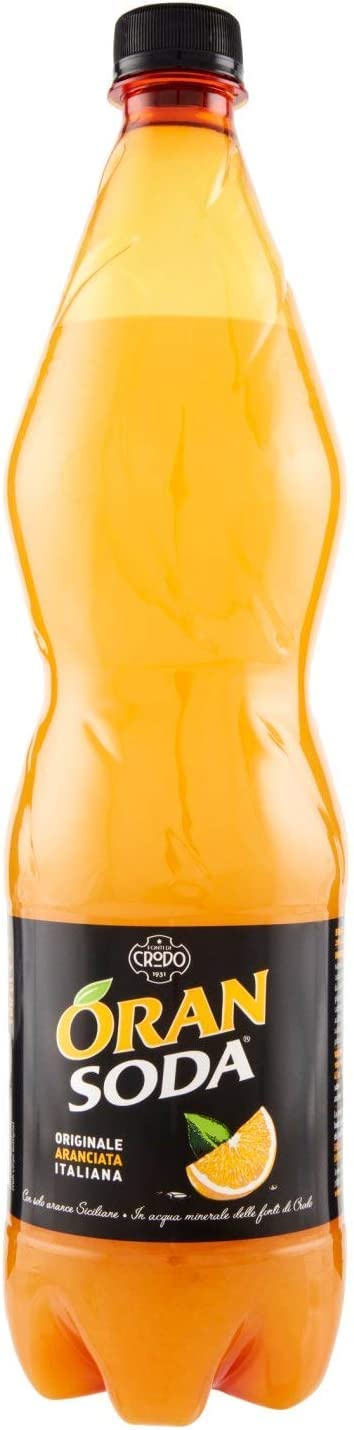Oransoda Lot De 6 Bouteilles En Pet 1 L Campari Orange Soda Limonade Italienne