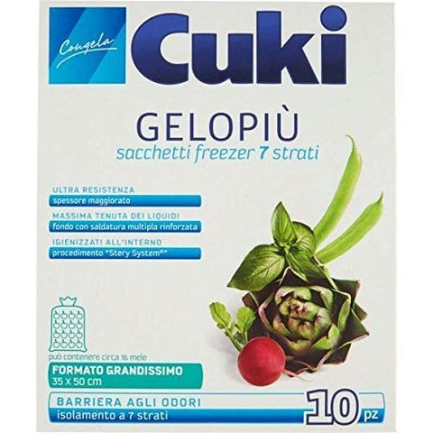 Cuki Lot De 10 Sachets Géloplus Grand 35 X 50 Cm