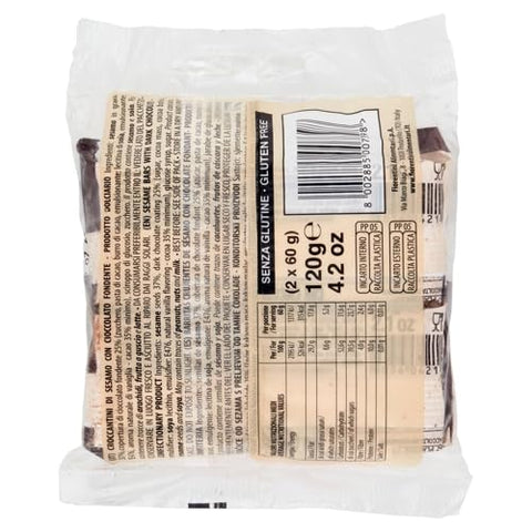 Fiorentini Croccantini di Sesamo con Cioccolato Chips de sésame au chocolat 120 g + Italian Gourmet polpa 400gg
