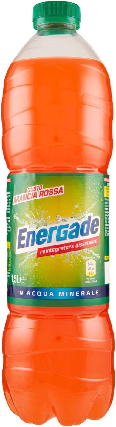 Energade Arancia Rossa Bevanda Energetica Lot De 6 Boissons Énergisantes Rouge Orange 1,5 L