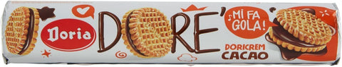 Doria Lot De 6 Biscuits À La Crème Au Chocolat Aux Noisettes