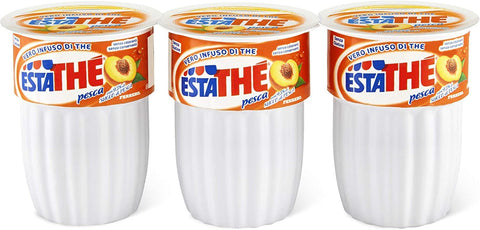 Ferrero Lot De 18 Boîtes De Thé Glacé Peach The' Pesca 20 Ml Estathe The Avec Paille