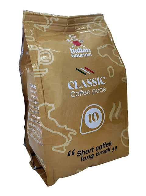 Italian Gourmet Cialde Caffè Classico Lot De 20 Sachets À Café Avec 10 Dosettes À Café