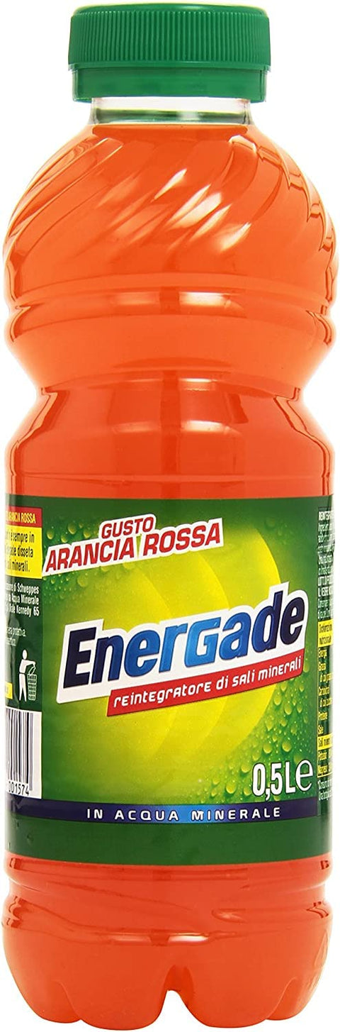 Energade Arancia Rossa Bevanda Energetica Lot De 24 Boissons Énergisantes Rouge Orange 0,5 L