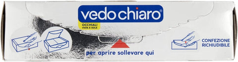 Vedochiaro Occhiali Nettoyant pour vitres 16 lingettes nettoyantes pour lunettes nettoyant pour lunettes 12 paquets + Italian Gourmet polpa 400gr