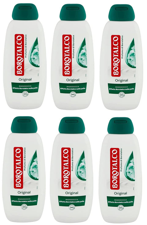 Borotalco Profumo Di Borotalco Original Bagnodoccia Lot De 6 Gels Douche Moussants 450 Ml