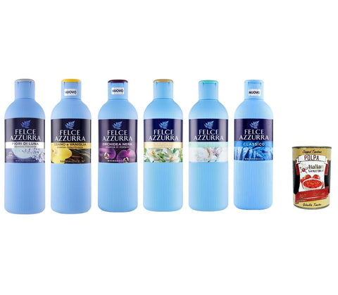 Felce Azzurra Bagnodoccia Gel Douche 6 X 650 Ml + Italian Gourmet Polpa 400gr