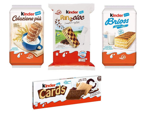 Kinder Pack De Test - Ferrero Brioss, Colazione Più, Panecioc