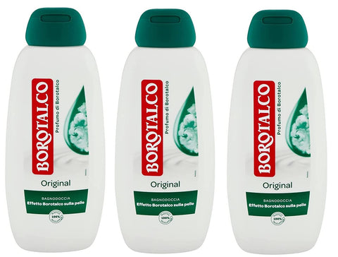 Lot De 3 Gels Douche Borotalco Profumo Di Borotalco Original Bagnodoccia - 450 Ml