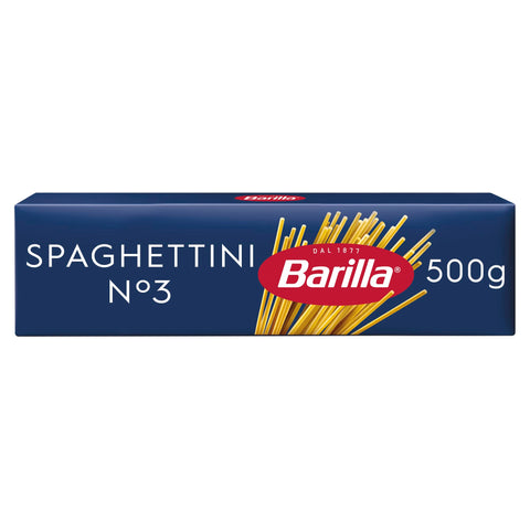 Barilla Classique Spaghettini N. 3 À Semoule De Blé Dur Toujours Al Dente, 500 G
