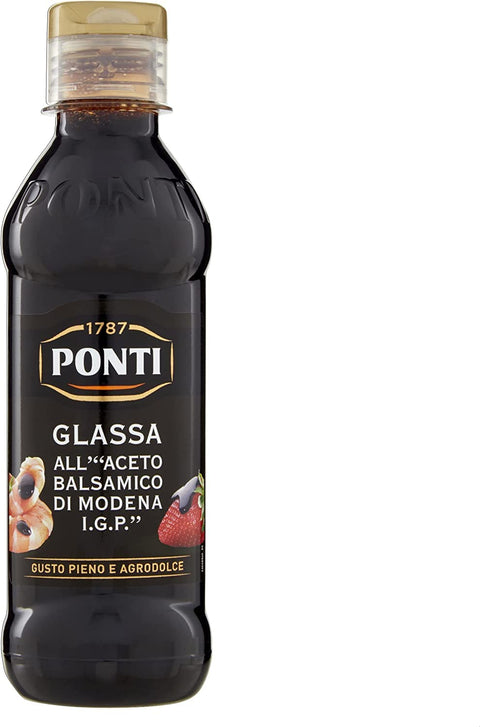 Ponti Aceto Lot De 6 Sauces Au Vinaigre Balsamique De Modena 250 Ml