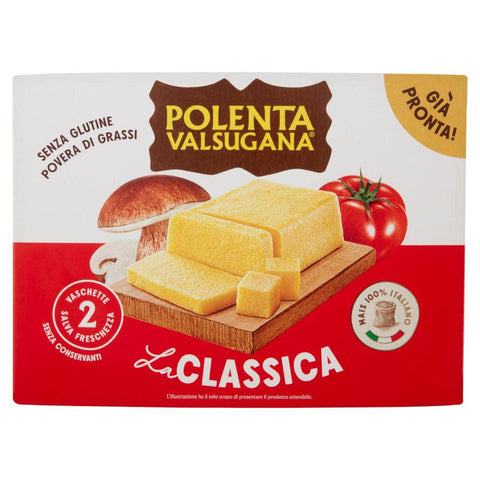 Polenta Valsugana La Classica Plat Préparé Avec Maïs 100 % Italien 1200 G