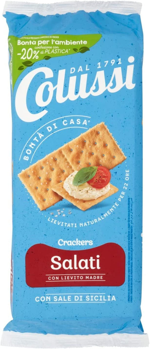 Colussi Crackers Salati Lot De 3 Biscuits Salés 500 G