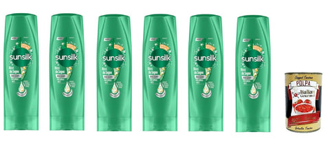 Sunsilk Lot De 6 Baumes Ricci Da Sogno 200 Ml + Polpa Italien Gourmet 400 G