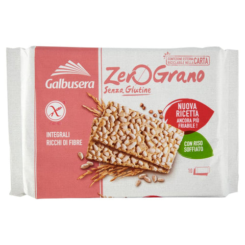 Galbusera Zerograno Cracker Integral Gluten 360g