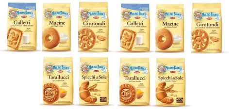 Mulino Bianco Girotondi, Macine, Galletti, Spicchi Di Sole, Tarallucci, 10 X 350g