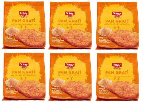 Lot De 6 Pelures Sans Gluten Pan Gratí Pour Une Préparation De Panure Croustillante Et Savoureuse - 300 G