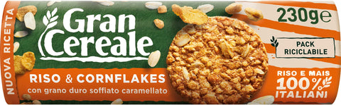 Biscuits Gran Cereale Croquants Avec Riz Soufflé 230 Gr