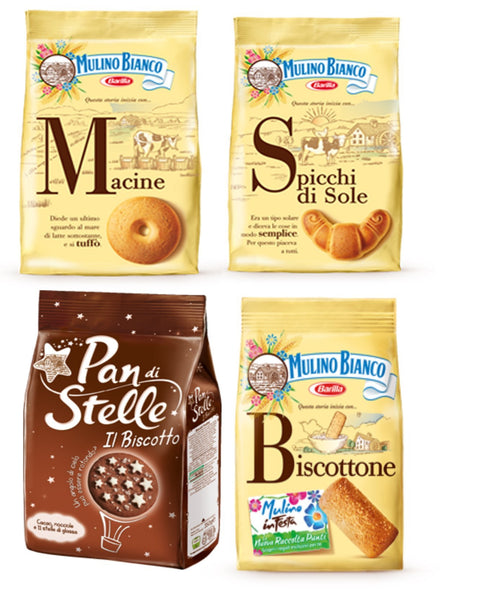 Mulino Bianco: Biscuits Assortis * Total 3100g * Lot De 4