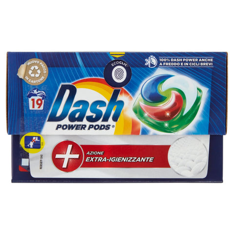Dash Power Pods Lessive Machine À Laver En Capsules, 19 Lavages