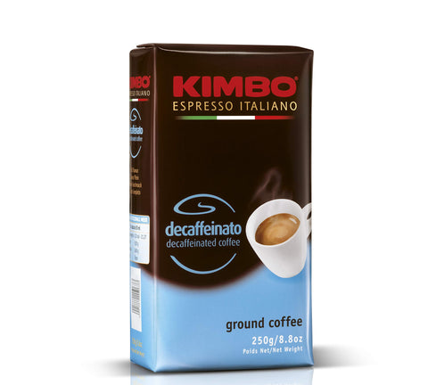 Kimbo - Café Moulu En Sachet - Décafféiné - Lot 20 X 250g (5kg)
