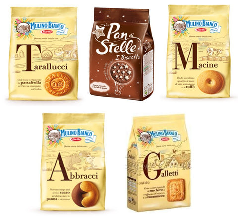 Mulino Bianco Lot De 5 Biscuits Assortis