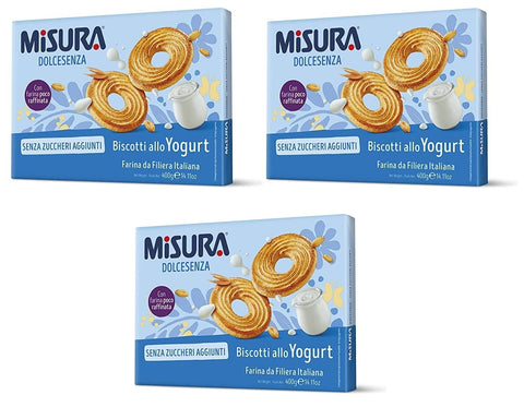 Misura Dolcesenza Biscotti Allo Yogurt Senza Zuccheri Aggiunti - 3 Biscuits Au Yaourt Sans Sucre Ajouté - Biscuits - 400 G