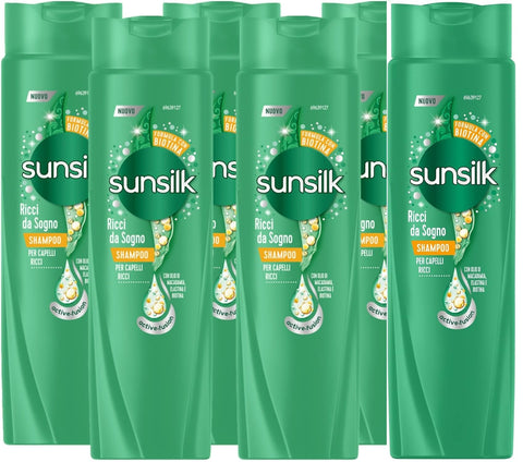 Sunsilk Dream Curl Lot De 6 Shampooings Pour Cheveux Bouclés Définis Et Élastiques 250 Ml + Polpa Italien Gourmet 400 G