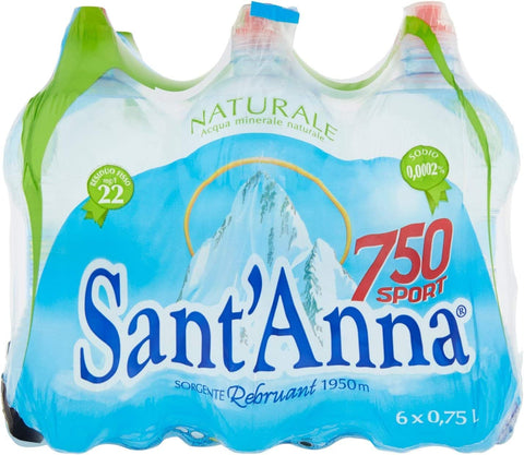 Levissima Acqua Minérale Naturale Naturelle Eau Minérale Pet 0,75l Eau Italienne