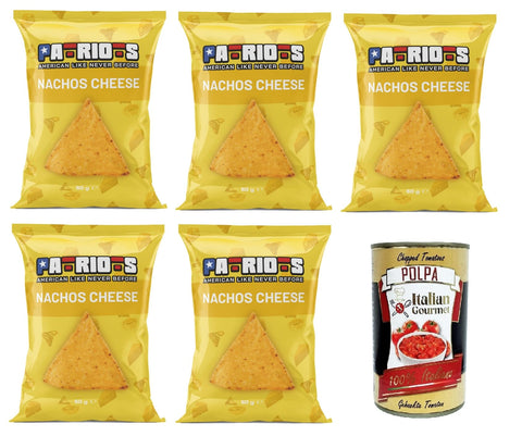 Patriots Nachos Cheese, Fromage Nachos 5 X 60 G + Italian Gourmet Polpa 400 G