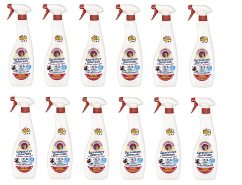 Chante Clair Sgrassatore Lot De 12 Désinfectants Universels Dégraissants Et Nettoyants 600 Ml