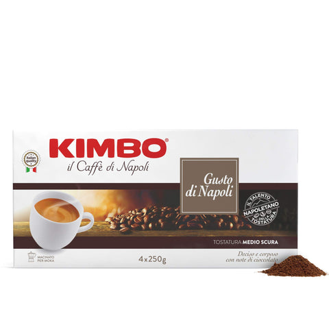 Cafe Moulu Gusto Di Napoli 4 X 250 G Kimbo