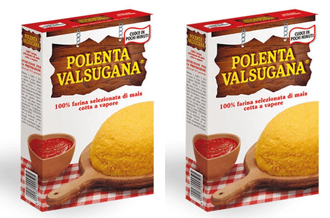 Valsugana: Polenta Lot De 2 Paquets De 375 G De Mouille De Maïs Italienne