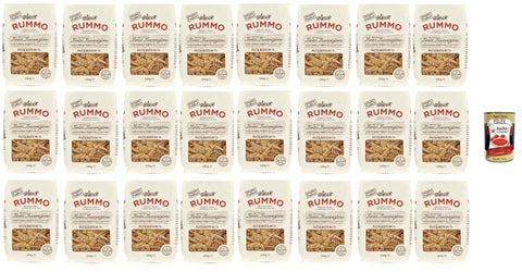 Rummo Pasta Mista N° 74, Durum Pâtes Sémoraires, Italiennes Pasta Italian Noodles 24x 500 G Pack + Italian Gourmet Polpa Di Pomodoro 400 G