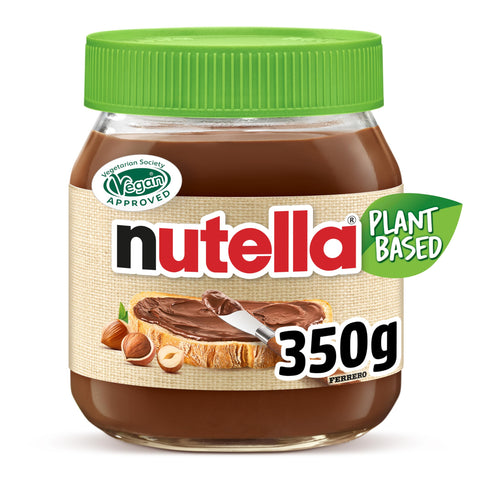 Lot De 2 - Pâte À Tartiner Nutella - Nouvelle Recette - Vegan - Cacao Noisettes 350g – Nutella Plant-Based Végan – Délicieux Goût Chocolat Noisette