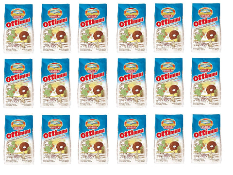 Divella Ottimini Alle Nocciole Lot De 18 Biscuits Sablés Aux Noisettes 350 G