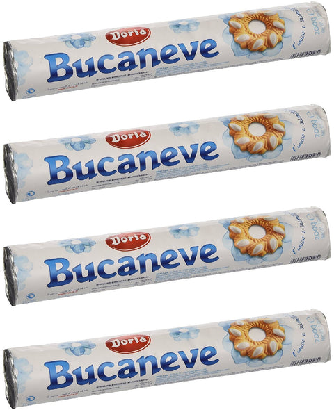 Doria: Bucaneve Lot De 4 Biscuits Sablés 200 G